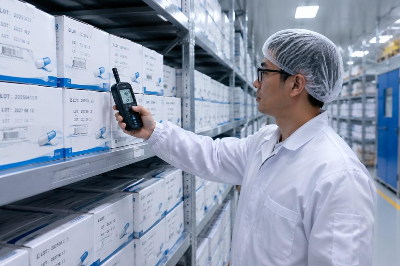 Monitoreo de humedad en almacenes farmacéuticos para la gestión de la estabilidad de las condiciones de almacenamiento de cápsulas vacías