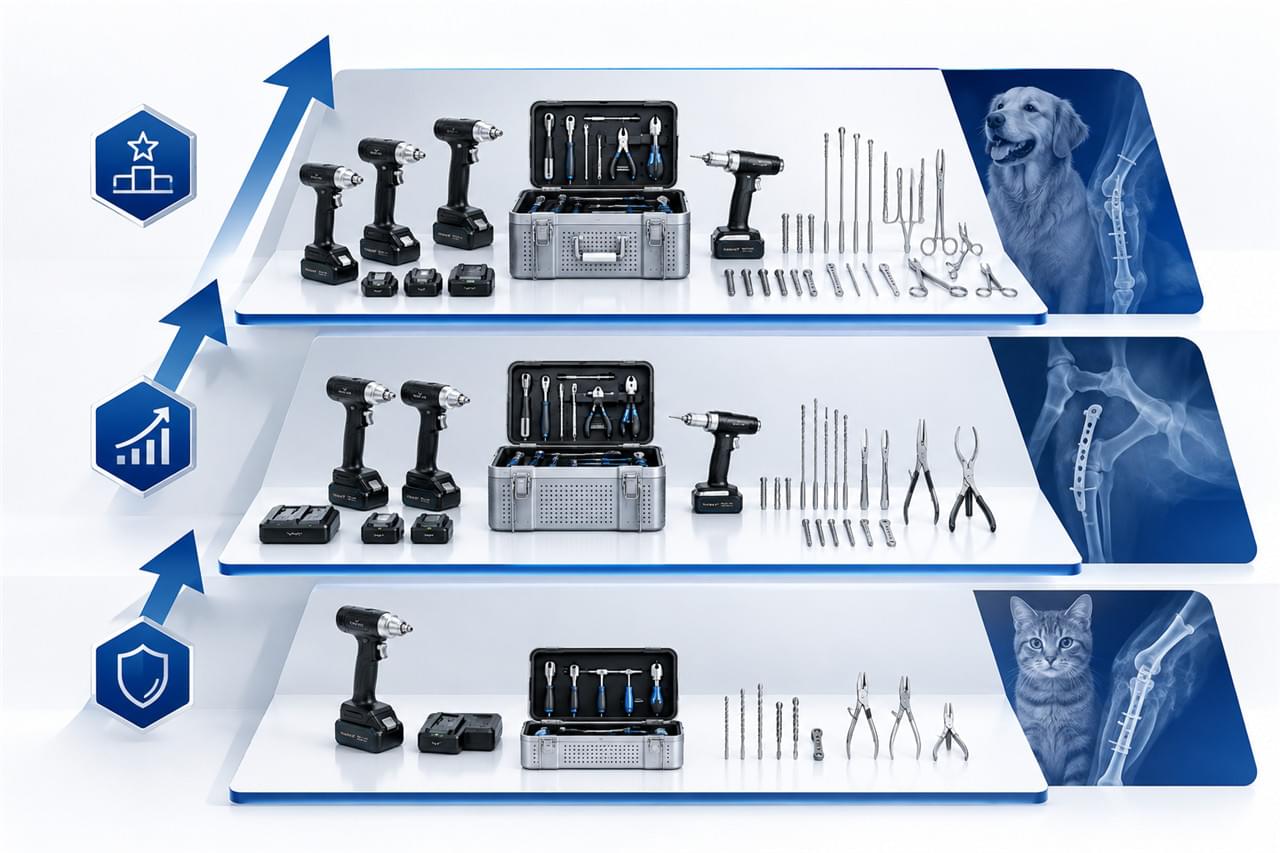 The Ultimate Veterinary Orthopedic Instrument Set Guide: 3 Budget Tiers 1 Three-tier veterinary orthopedic instrument set procurement guide from basic to specialist level configuration