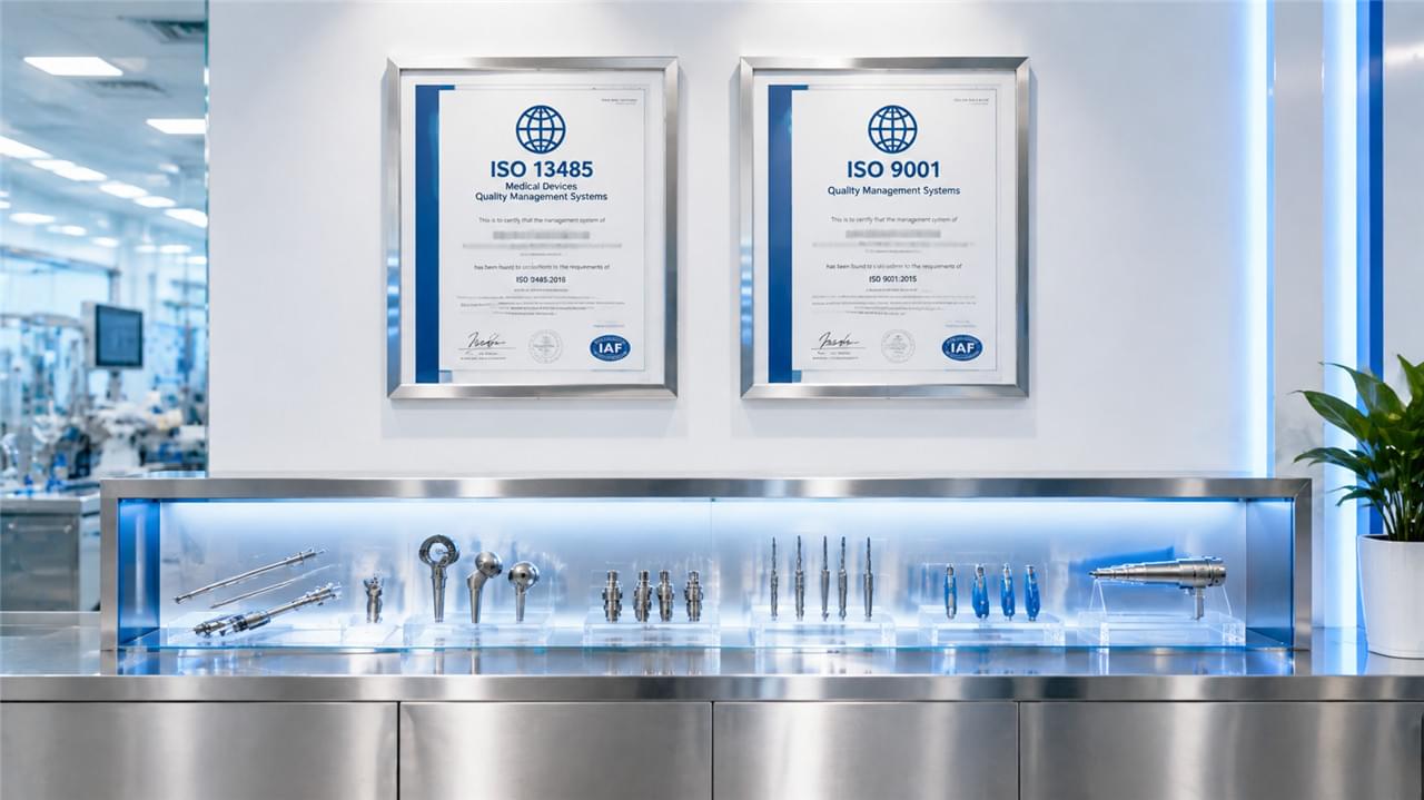 The Ultimate Medical Manufacturing Quality Standards Guide: 7 Pillars That Protect Patients 2 ISO 13485 and ISO 9001 certification documentation for medical device quality management system at Vsun Medical