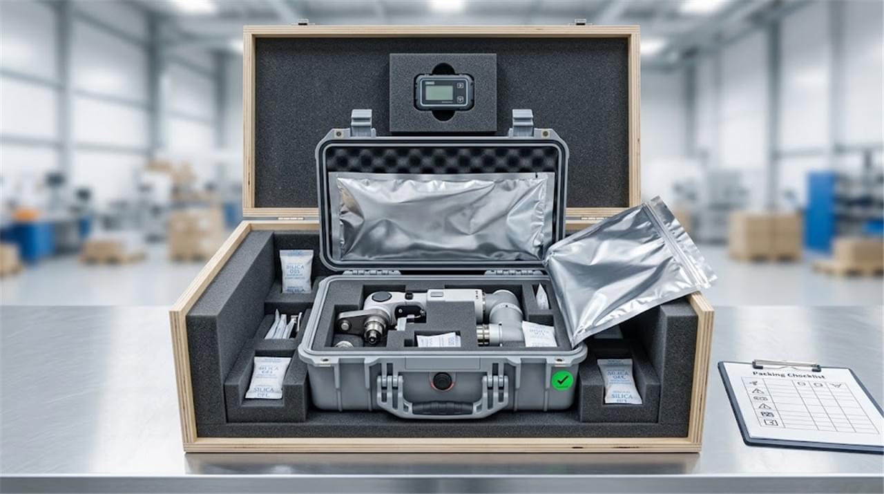 Medical Device Logistics: 7 Proven Ways to Protect Global Supply 2 Medical device shipping crate with moisture barrier packaging silica gel desiccant and temperature logger for quality protection